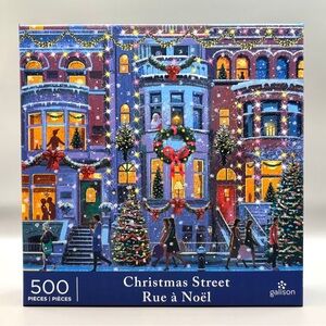 BNIB Galison Christmas Street Puzzle